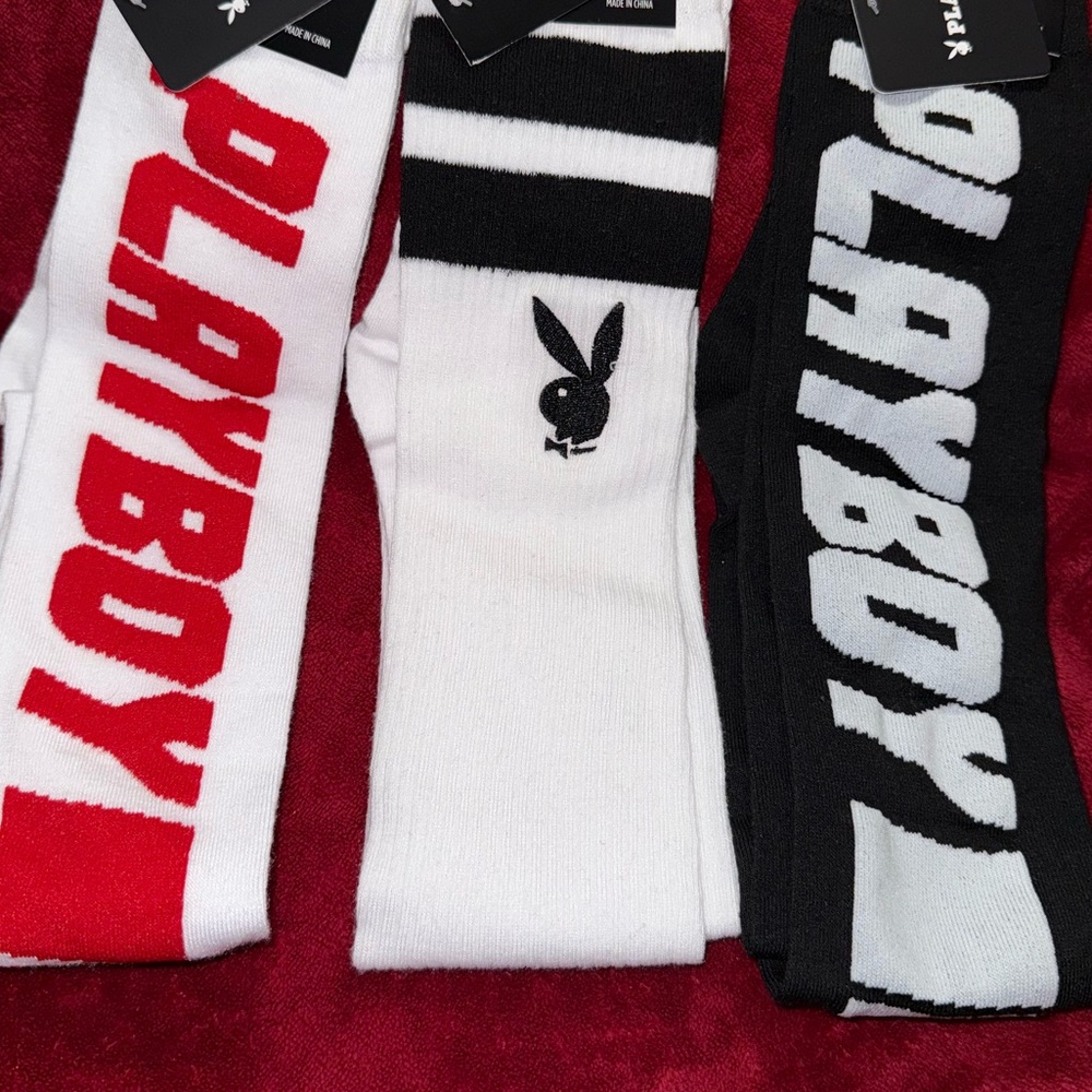 PLAYBOY Knee-high Socks- Choose One NWT - Picture 2 of 4